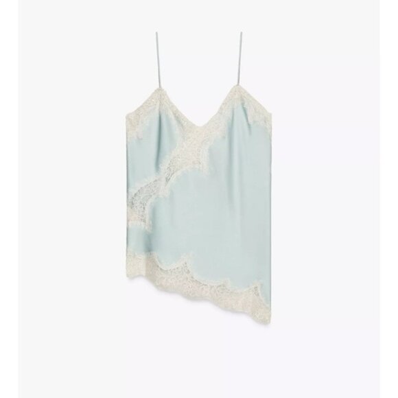 Zara ZW COLLECTION LACE CAMISOLE TOP - Picture 2 of 5
